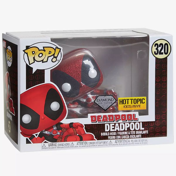 Funko POP #320 Marvel Deadpool Diamond Exclusive Figure